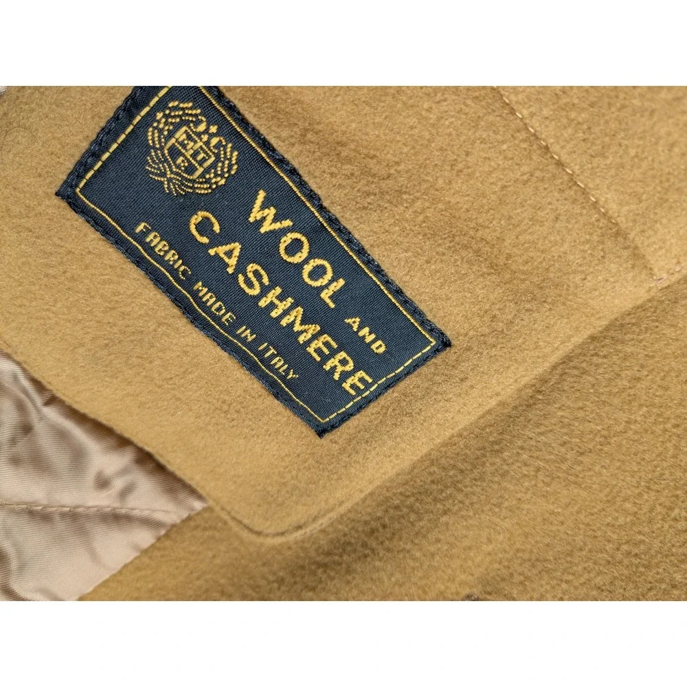 J Crew Ludlow Wool Cashmere Top Coat Camel Tan Mens Size 40S‎